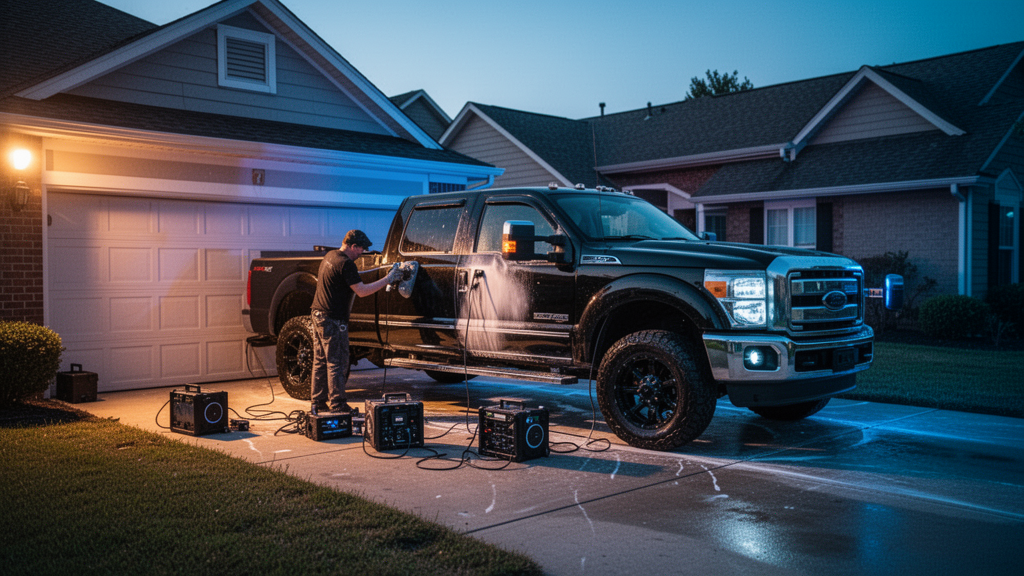 Mobile Detailing Process
